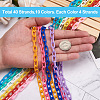 Yilisi 40 Strands 10 Colors Handmade Opaque Acrylic Paperclip Chains KY-YS0001-04-4