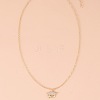 Graduation Theme Alloy Crystal Rhinestone Pendant Necklaces FS-WG07ADB-01-4