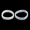 Opalite Faceted Beaded Stretch Bracelets for Women BJEW-K251-08L-4