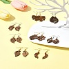 DIY Leaf Dangle Earring Making Kits DIY-FS0008-63A-8
