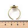 304 Stainless Steel Cuff Rings for Women RJEW-U062-02C-02G-5