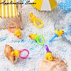 Cuff Colorful Acrylic Ring Components SACR-R740-M-3