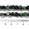 Natural Ruby in Zoisite Beads Strands G-P497-01C-50-5