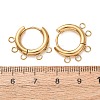 304 Stainless Steel Hoop Earring Findings STAS-D183-02E-G-2