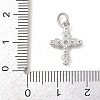 Brass Micro Pave Cubic Zirconia Pendants KK-G544-17P-3