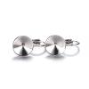 Tarnish Resistant 304 Stainless Steel Leverback Earring Findings STAS-N0014-63P-2