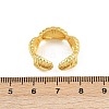 Brass Cuff Rings for Women RJEW-H256-17A-G-5