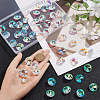 50Pcs Octagon Sew on Glass Rhinestone GLAA-SP0001-83A-01-3