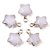 Natural White Jade Pendants G-N326-36K-1