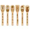 6Pcs Bamboo Spoons & Knifes & Forks AJEW-WH0411-002-1