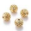 Alloy Hollow Beads X1-PALLOY-P238-07G-RS-1