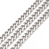 Non-Tarnish 304 Stainless Steel Cuban Link Chains CHS-XCP0001-10-1