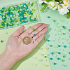 5 Colors Transparent Glass Beads Sets FGLA-PH0001-11A-02-3