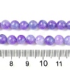 Dyed Natural White Jade Beads Strands X-G-T138-6mm-210-5-5