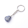 Natural Lapis Lazuli Keychain LS-G-Q484-D06-2
