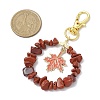 Natural Red Jasper Chip Pendant Decoration KEYC-JKC00976-01-3