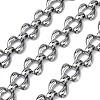 304 Stainless Steel Teardrop Link Chains CHS-B006-02P-1