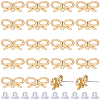 40Pcs Alloy Stud Earring Findings MAK-SC0001-47-1
