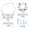 Ocean Theme Jewelry Sets SJEW-GA0001-05-2