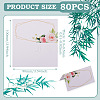 80Pcs Rectangle Paper Table Place Cards AJEW-TA0003-62B-4