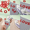 Alphabet Rhinestone Patches FW-TAC0001-01E-10