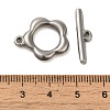 Non-Tarnish 304 Stainless Steel Toggle Clasps LS-STAS-Q324-16P-3