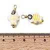 Handmade Porcelain Pendants PR-CBA0027-03G-01-3