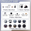 Imitate Austrian Crystal Bicone Glass & Mixed Glass Beads Findings Kits GLAA-GA0002-32-2