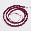 Natural Malaysia Jade Bead Strands G-A147-4mm-A09-2