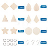 DIY Dangle Earring Making DIY-TA0001-15P-16