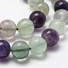 Natural Fluorite Bead Strands G-D840-56-6mm-AB-3