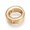 Brass Charms LS-ZIRC-I037-01O-G-2