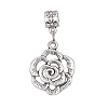 Alloy European Dangle Charms MPDL-L028-21AS-1