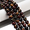 Natural Tiger Eye Beads Strands G-G448-8mm-21AB-5