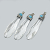 Natural Quartz Crystal Big Pendants G-S334-008-1