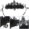 Felt Cloth and Alloy Headwear Crown OHAR-WH20020-01A-6