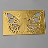 Acrylic Mirror Butterfly Cupcake Toppers FIND-WH0152-208C-1