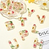 26Pcs 26 Styles Transparent Epoxy Resin Pendants CRES-YW0002-28D-4