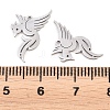 304 Stainless Steel Pendants STAS-E521-07P-08-3