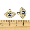 UV Plating Alloy Enamel Pendants FIND-B039-01G-04-3