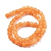 Natural Quartz  Imitation Orange Aventurine Beads Strands G-C179-B17-01-3