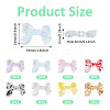 40Pcs 8 Colors Transparent Acrylic Beads OACR-TA0004-05-4