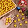 120Pcs Handmade DIY Doll Craft Pom Pom Yarn Pom Pom Balls AJEW-SC0003-15C-02-3