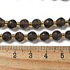 Natural Ice Obsidian Beads Strands G-K387-A09-01-5