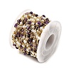 Handmade Natural Amethyst Nuggets Beaded Chains CHC-F020-06G-02-3