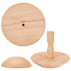 Wood Mushroom Anvil Set DIY-WH0542-07-1