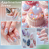 1500Pcs 3 Styles Resin Half Round Bubble Beads MRMJ-SC0001-41-4