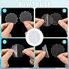 40Pcs Transparent Acrylic Disc Big Pendants ZXFQ-FS0001-01-2