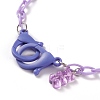 Personalized ABS Plastic Cable Chain Necklaces NJEW-JN03220-04-2