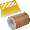 Gorgecraft 1 Roll PVC Imitation Wood Grain Adhesive Tape DIY-GF0008-40C-1